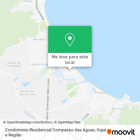 Condominio Residencial Compasso das Aguas mapa