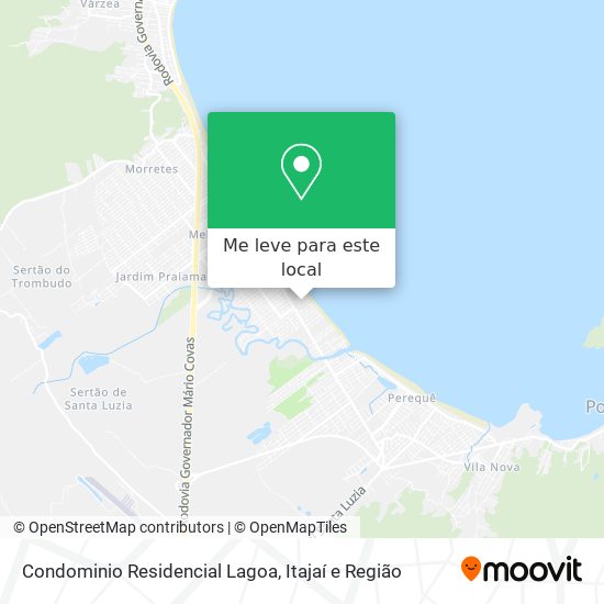 Condominio Residencial Lagoa mapa