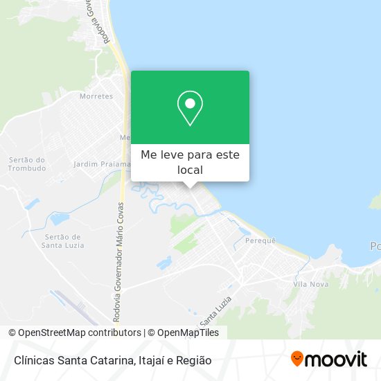 Clínicas Santa Catarina mapa
