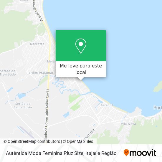 Autêntica Moda Feminina Pluz Size mapa