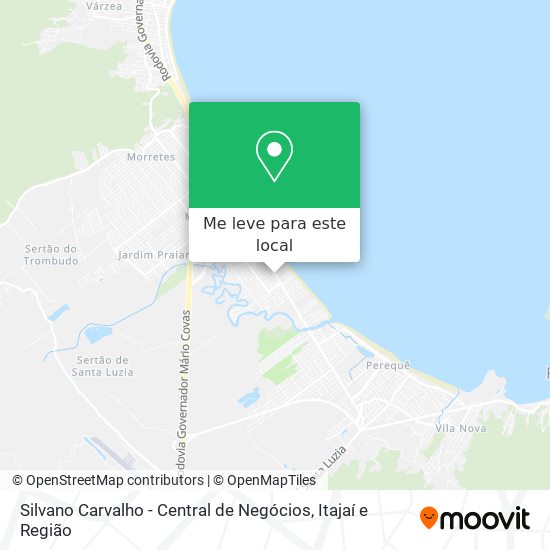 Silvano Carvalho - Central de Negócios mapa
