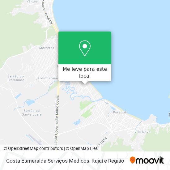 Costa Esmeralda Serviços Médicos mapa