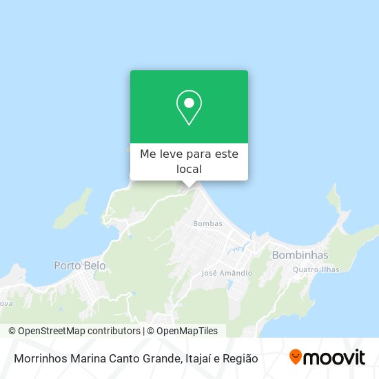 Morrinhos Marina Canto Grande mapa