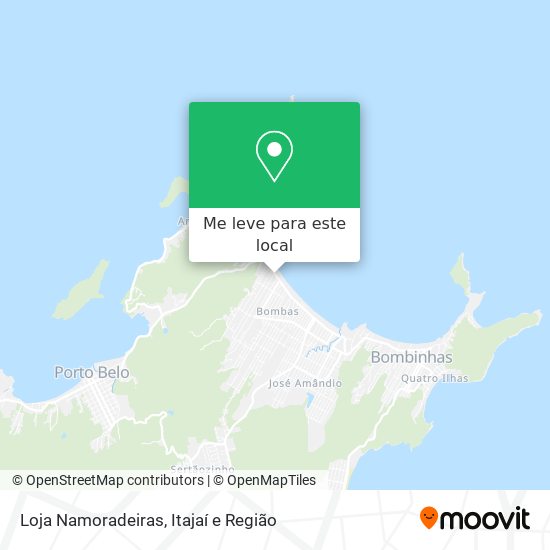 Loja Namoradeiras mapa