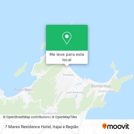 7 Mares Residence Hotel mapa