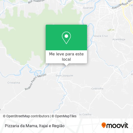 Pizzaria da Mama mapa