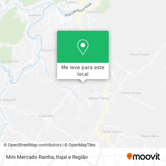 Mini Mercado Rainha mapa