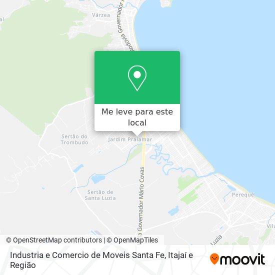 Industria e Comercio de Moveis Santa Fe mapa