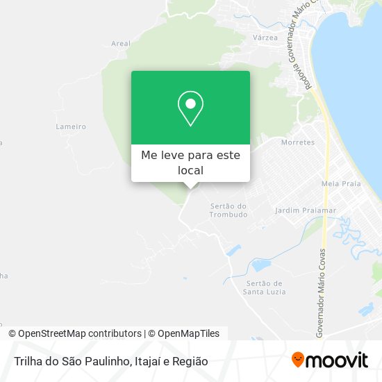 Trilha do São Paulinho mapa