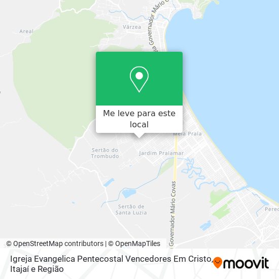 Igreja Evangelica Pentecostal Vencedores Em Cristo mapa