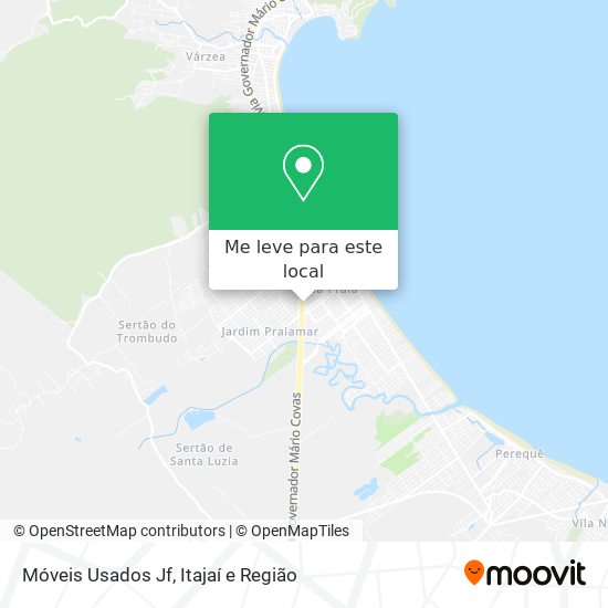 Móveis Usados Jf mapa