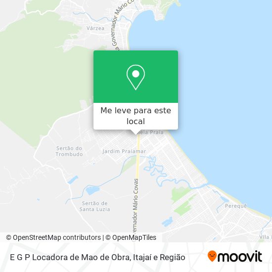 E G P Locadora de Mao de Obra mapa