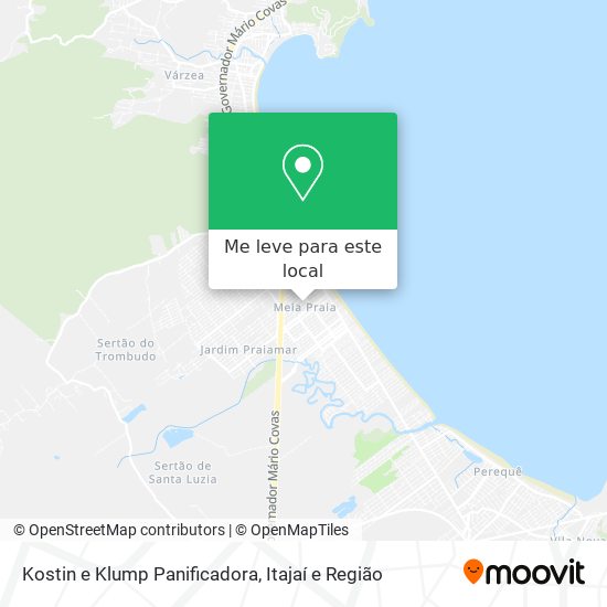 Kostin e Klump Panificadora mapa