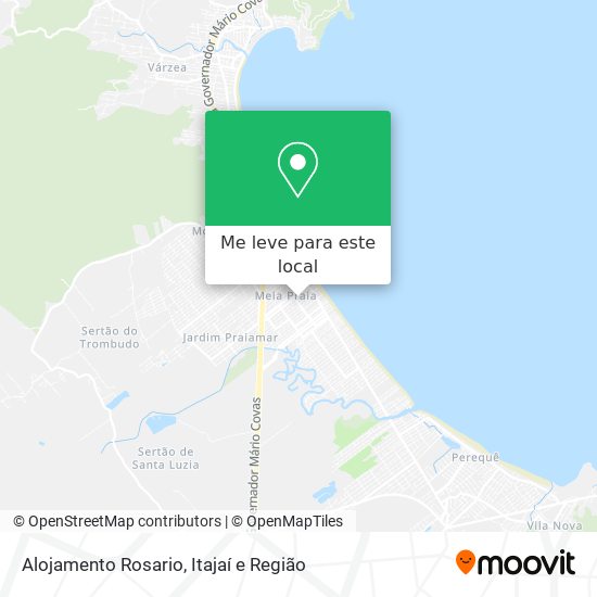 Alojamento Rosario mapa