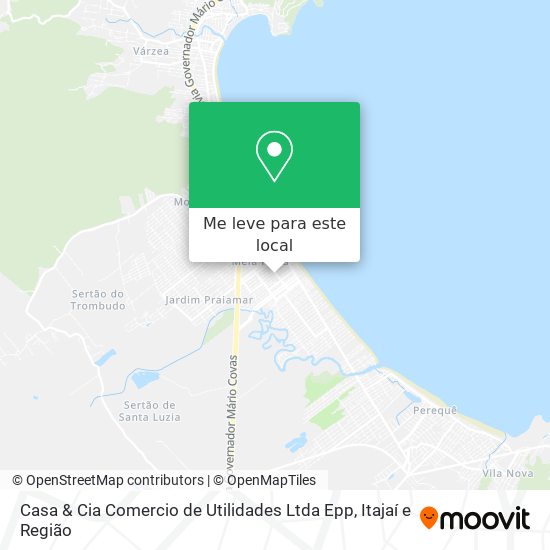 Casa & Cia Comercio de Utilidades Ltda Epp mapa