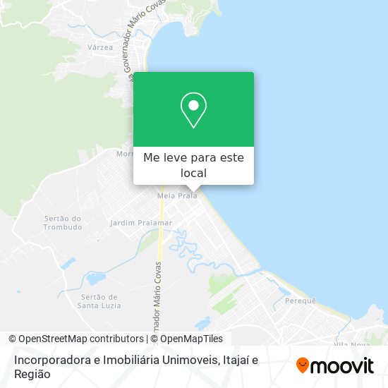 Incorporadora e Imobiliária Unimoveis mapa