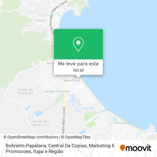 Bohrerm-Papelaria, Central De Copias, Marketing E Promocoes mapa