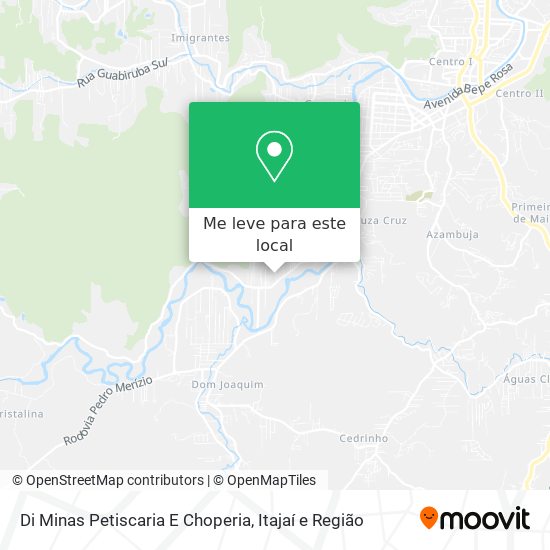 Di Minas Petiscaria E Choperia mapa