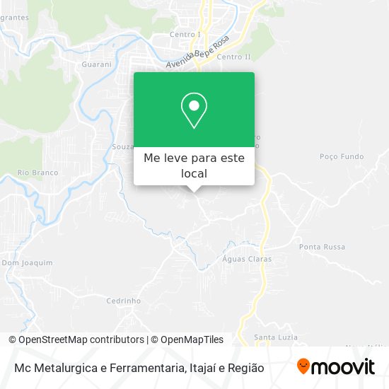 Mc Metalurgica e Ferramentaria mapa