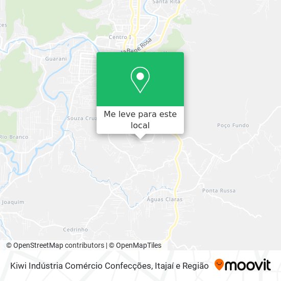 Kiwi Indústria Comércio Confecções mapa