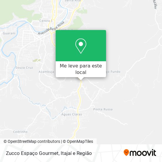 Zucco Espaço Gourmet mapa