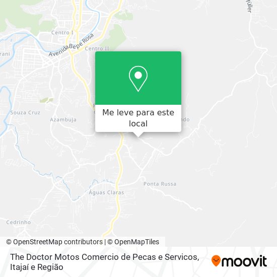 The Doctor Motos Comercio de Pecas e Servicos mapa