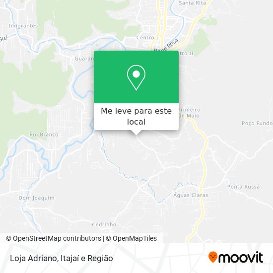 Loja Adriano mapa
