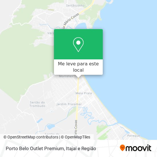 Porto Belo Outlet Premium mapa