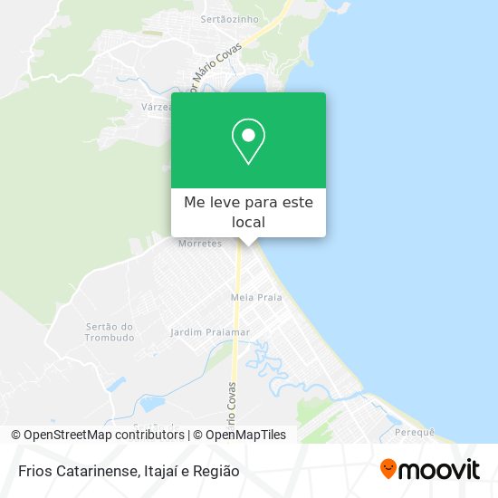 Frios Catarinense mapa