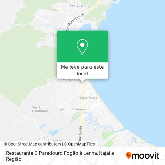 Restaurante E Paradouro Fogão à Lenha mapa