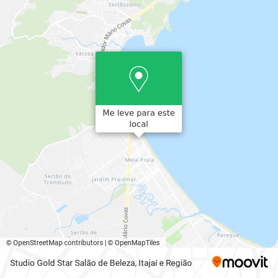 Studio Gold Star Salão de Beleza mapa