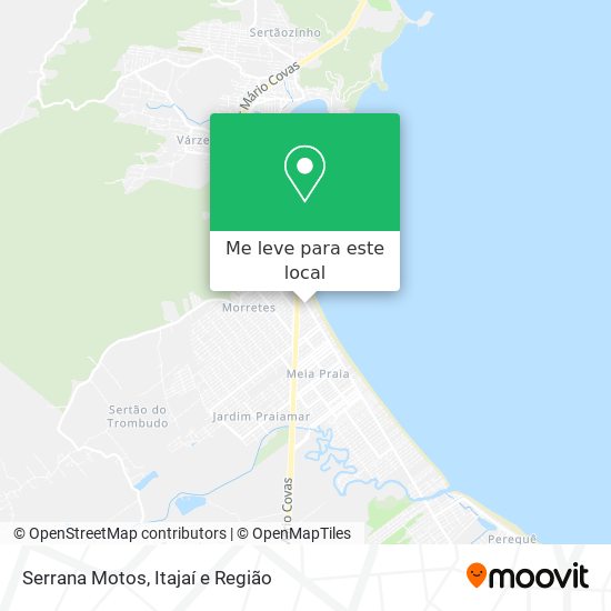 Serrana Motos mapa