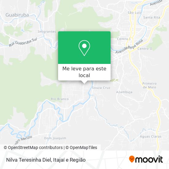 Nilva Teresinha Diel mapa