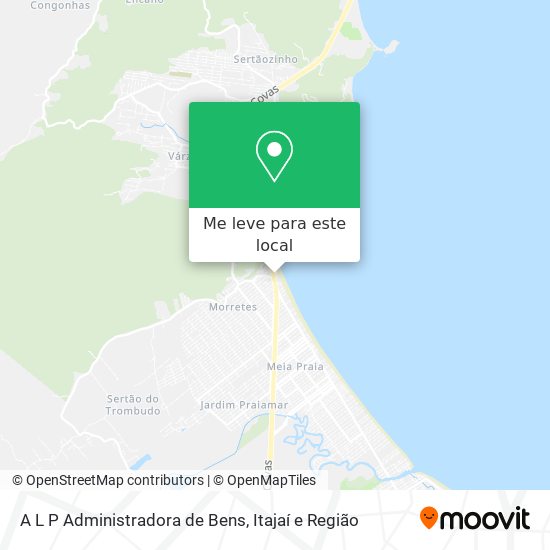 A L P Administradora de Bens mapa