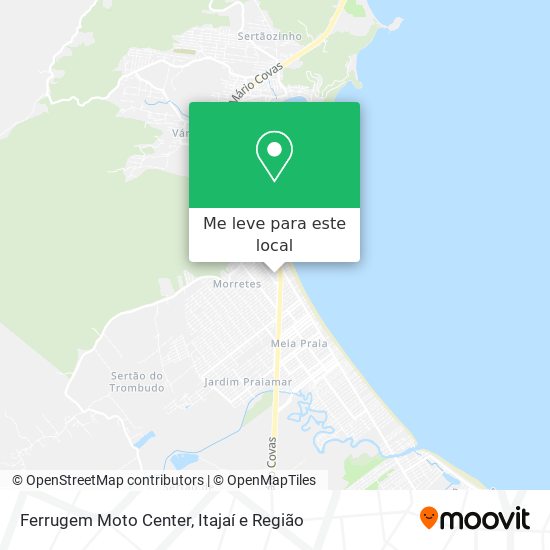 Ferrugem Moto Center mapa