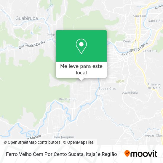 Ferro Velho Cem Por Cento Sucata mapa