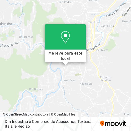 Dm Industria e Comercio de Acessorios Texteis mapa