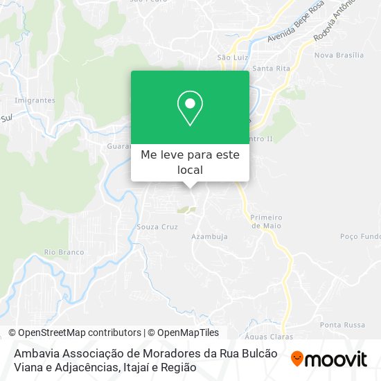 Ambavia Associação de Moradores da Rua Bulcão Viana e Adjacências mapa
