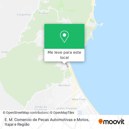 E. M. Comercio de Pecas Automotivas e Motos mapa