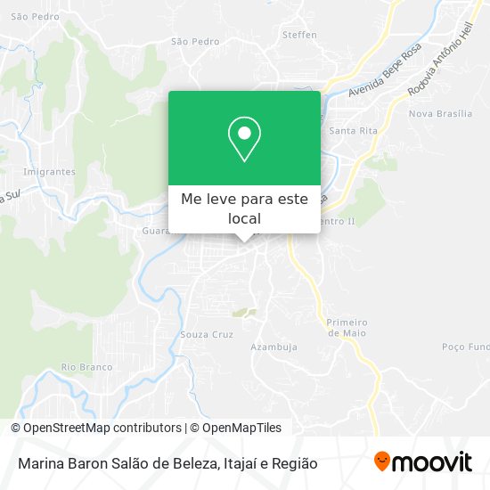 Marina Baron Salão de Beleza mapa