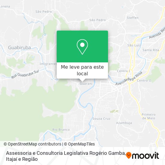 Assessoria e Consultoria Legislativa Rogério Gamba mapa