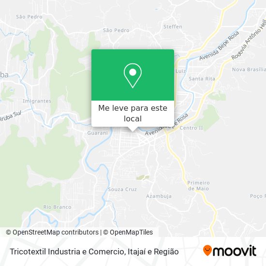 Tricotextil Industria e Comercio mapa