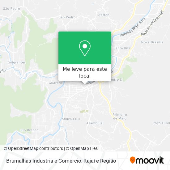 Brumalhas Industria e Comercio mapa