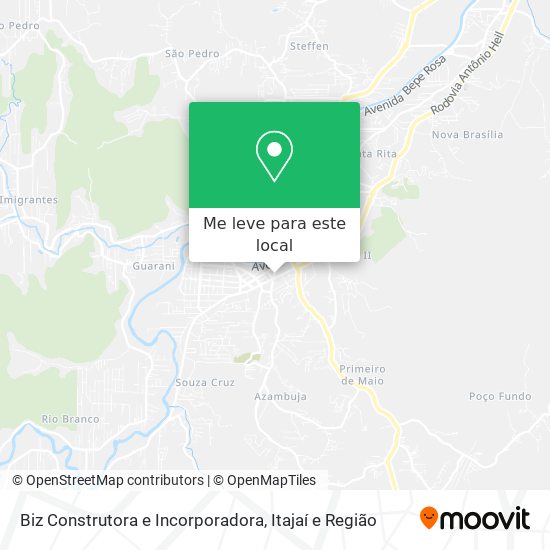 Biz Construtora e Incorporadora mapa