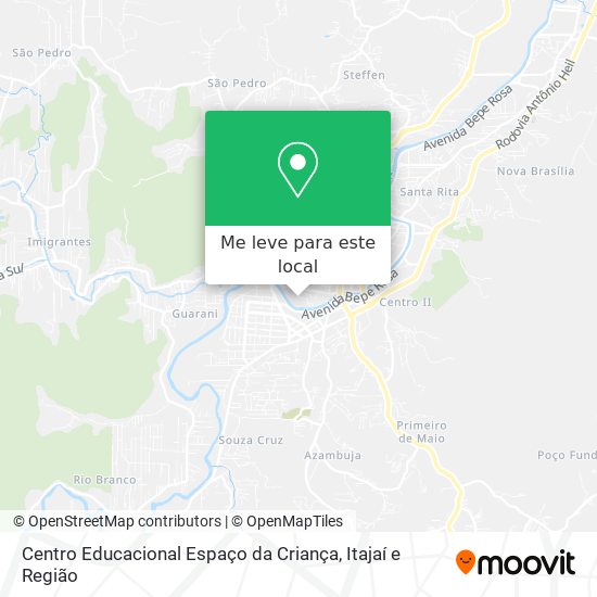 Centro Educacional Espaço da Criança mapa