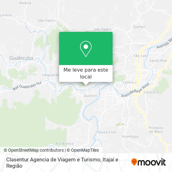 Clasentur Agencia de Viagem e Turismo mapa