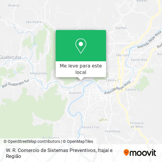 W. R. Comercio de Sistemas Preventivos mapa