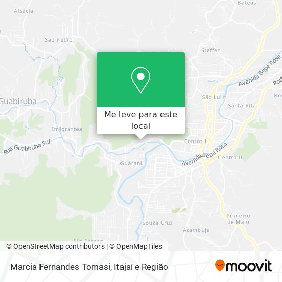 Marcia Fernandes Tomasi mapa