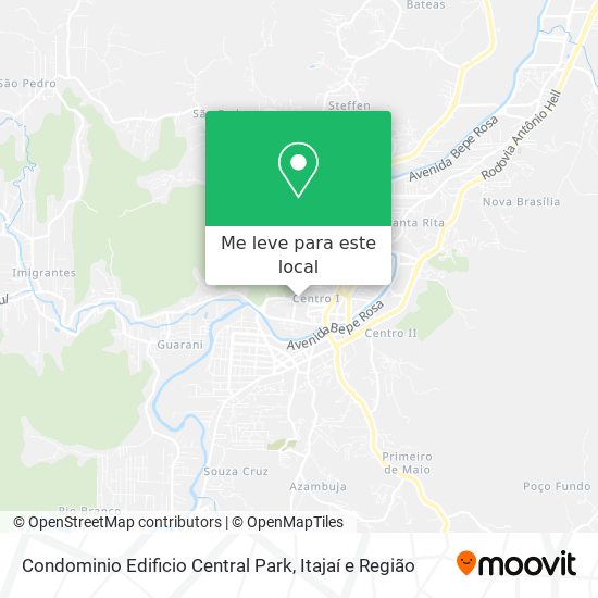 Condominio Edificio Central Park mapa