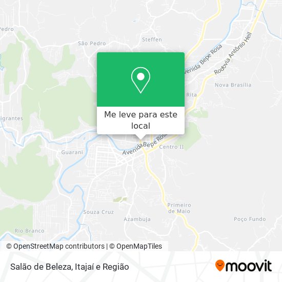 Salão de Beleza mapa